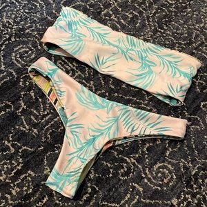 LSpace Bandeau reversible bikini set